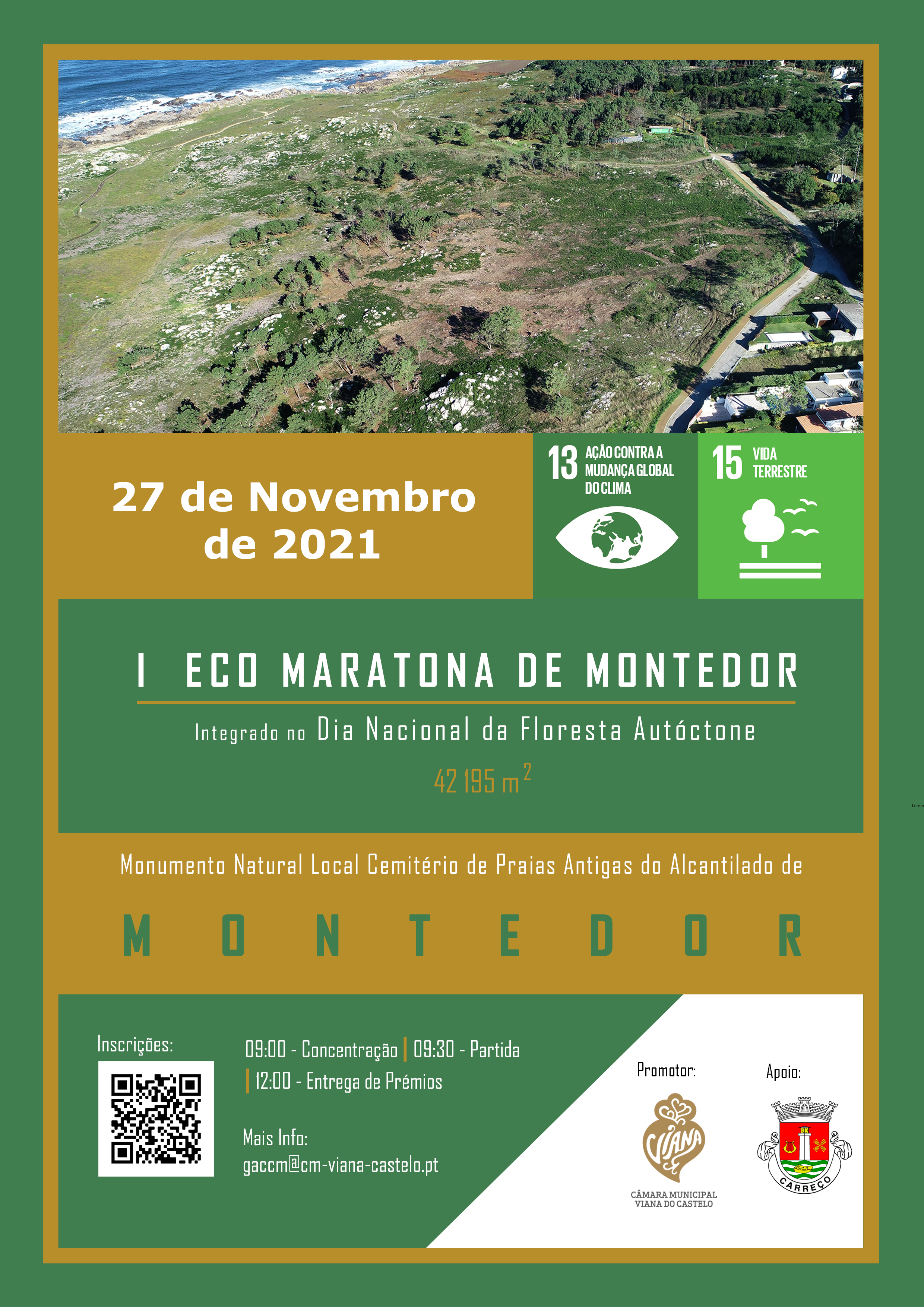 Viana do Castelo promove I Eco Maratona de Montedor a 27 de novembro