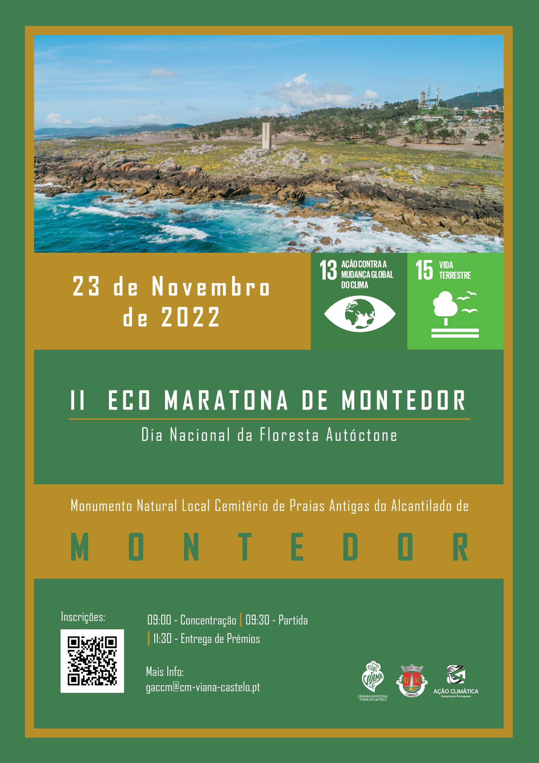II EcoMaratona de Montedor celebra Dia Nacional da Floresta Autóctone a 23 de novembro